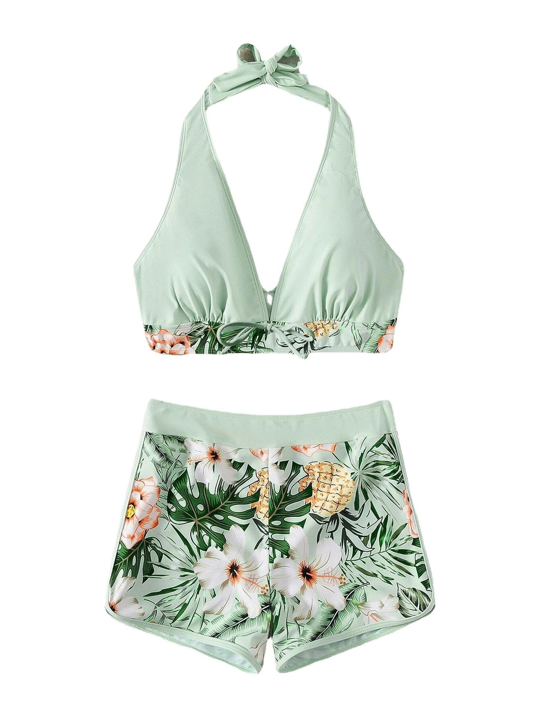 Damen Hochtaillierte Badehose mit Halteroberteil Drune