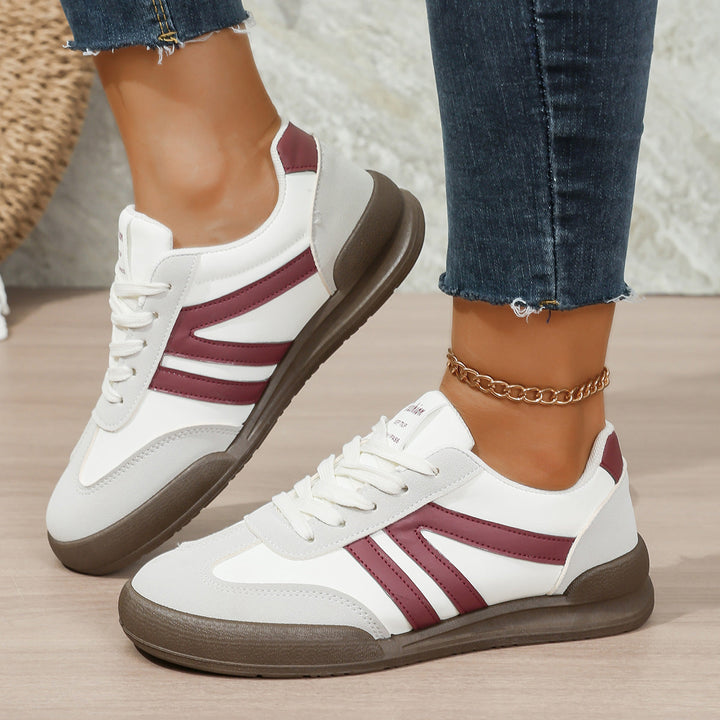 Damen Freizeit-Sneaker mit atmungsaktiver Obermaterialkombination und rutschfester Sohle Drune