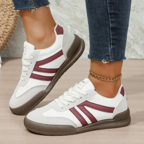 Damen Freizeit-Sneaker mit atmungsaktiver Obermaterialkombination und rutschfester Sohle Drune