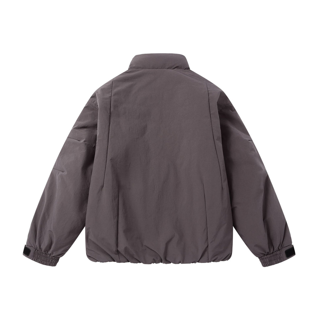 Herren Kurz‑Pufferjacke mit schützendem Stehkragen, verdecktem Reißverschluss und elastischem Saum Drune