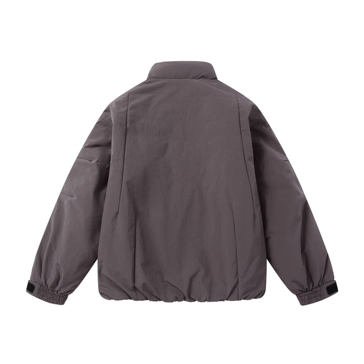 Herren Kurz‑Pufferjacke mit schützendem Stehkragen, verdecktem Reißverschluss und elastischem Saum Drune