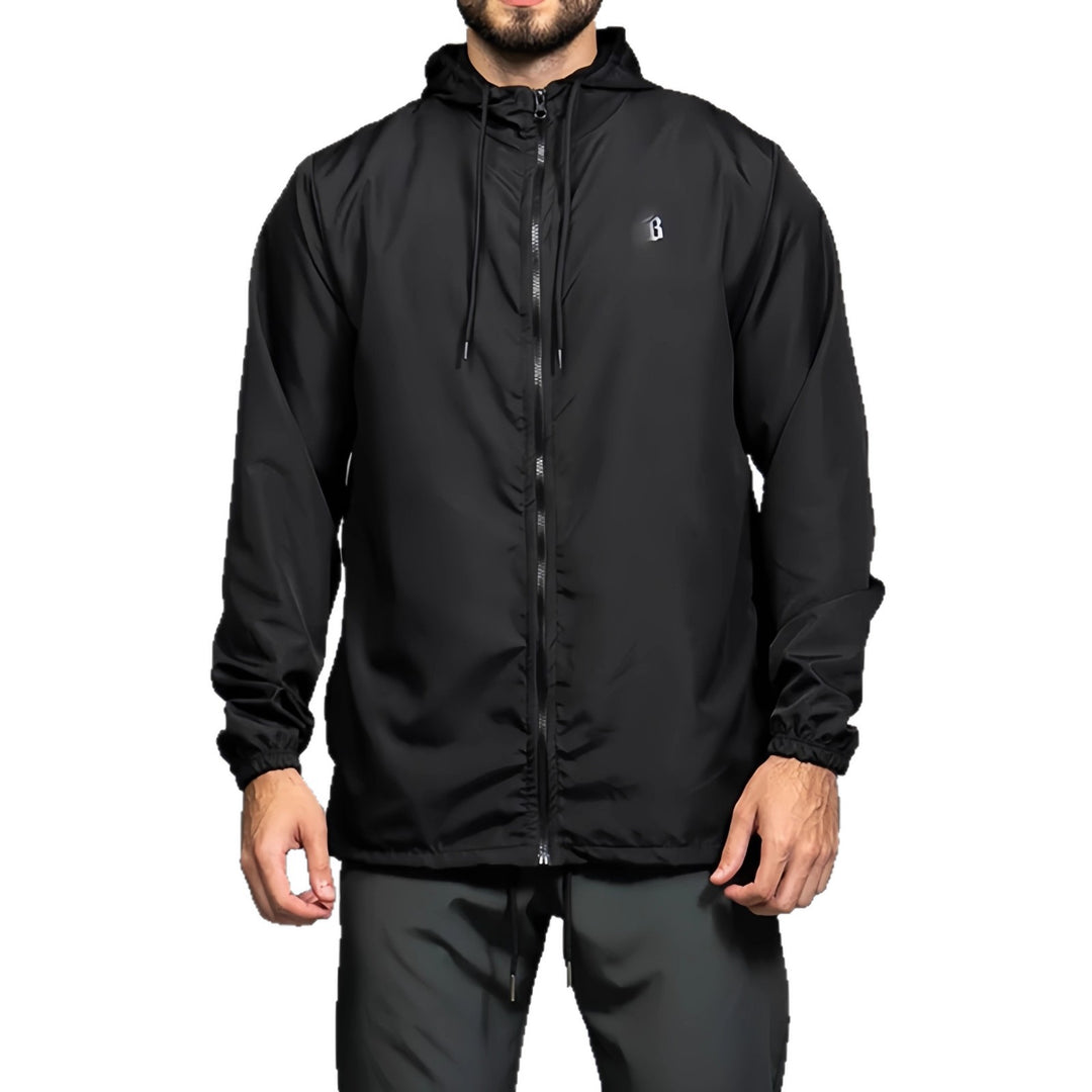 Herren Leichte Sportjacke mit Kapuze