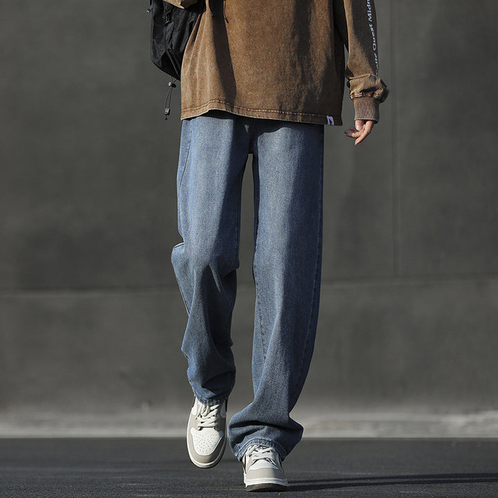 Herren Weitgeschnittene Jeans im urbanen Stil