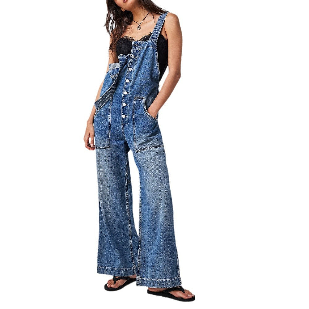 Damen Jeanslatzhose Drune