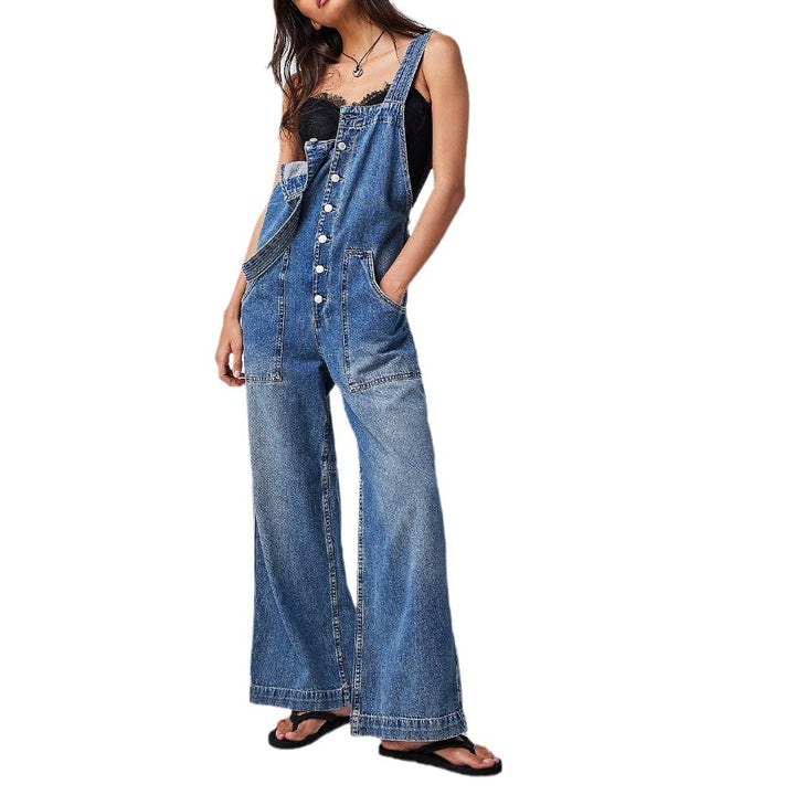 Damen Jeanslatzhose Drune