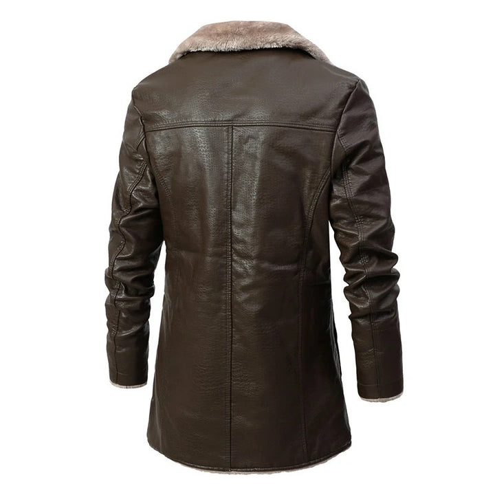 Herren Elegante Lammfelljacke mit modernem Schnitt Drune