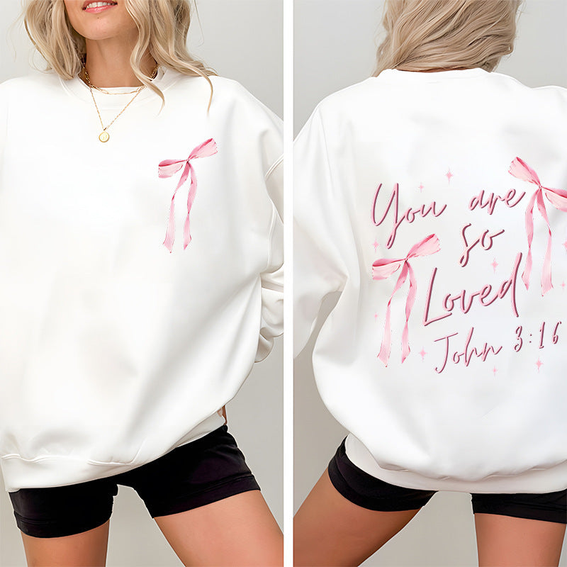 Damen Sweatshirt mit einzigartigem Aufdruck und verspieltem Design Drune