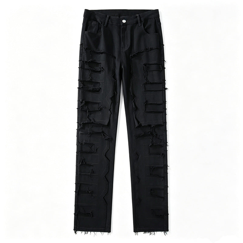 Herren Destroyed Skinny Jeans Drune