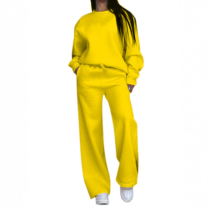 Damen nan lässiges Oversize Sweatshirt und weite Jogginghose Set Drune