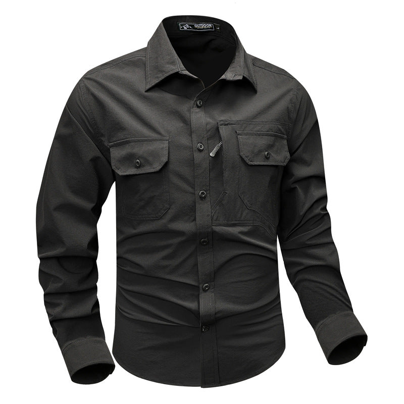 Herren Praktisches Outdoor-Funktionshemd
