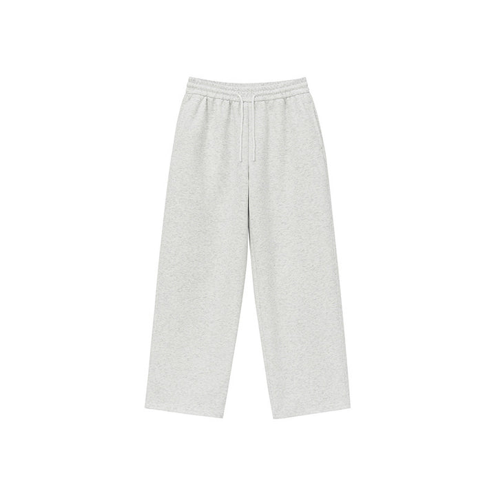 Unisex Relaxed-Fit Loungehose mit hohem Elastikbund, Kordelzug und geradem Bein Drune