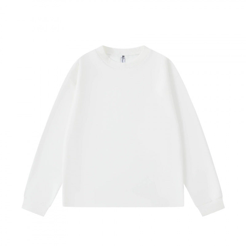 Unisex Oversize-Langarm-Sweatshirt mit Rundhalsausschnitt, French‑Terry-Qualität und gerippten Bündchen Drune