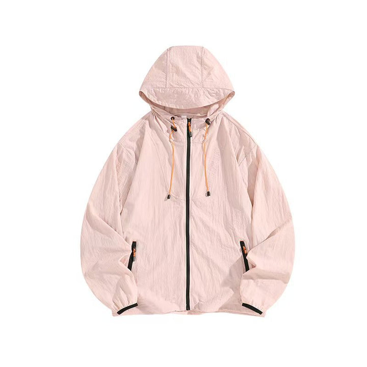 Herren Leichte Outdoorjacke mit Kapuze und praktischen Reißverschlusstaschen Drune