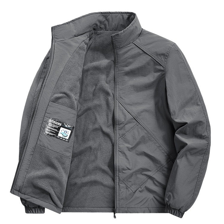 Herren Leichte Übergangsjacke mit Fleece-Futter Drune