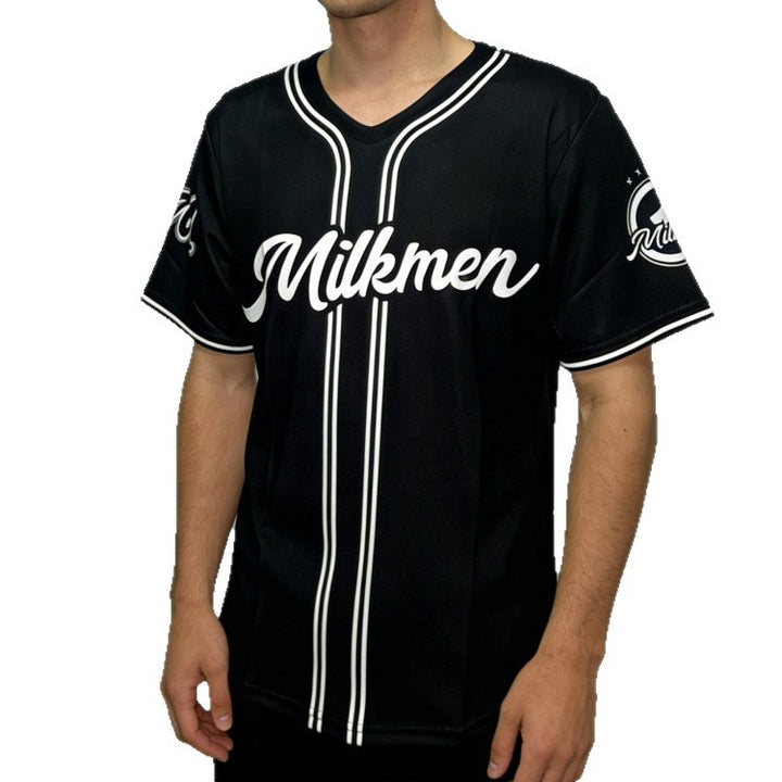 Herren Sportliches Baseballshirt