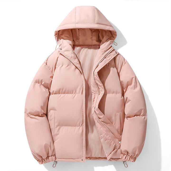 Damen Warme Steppjacke mit Kapuze Drune