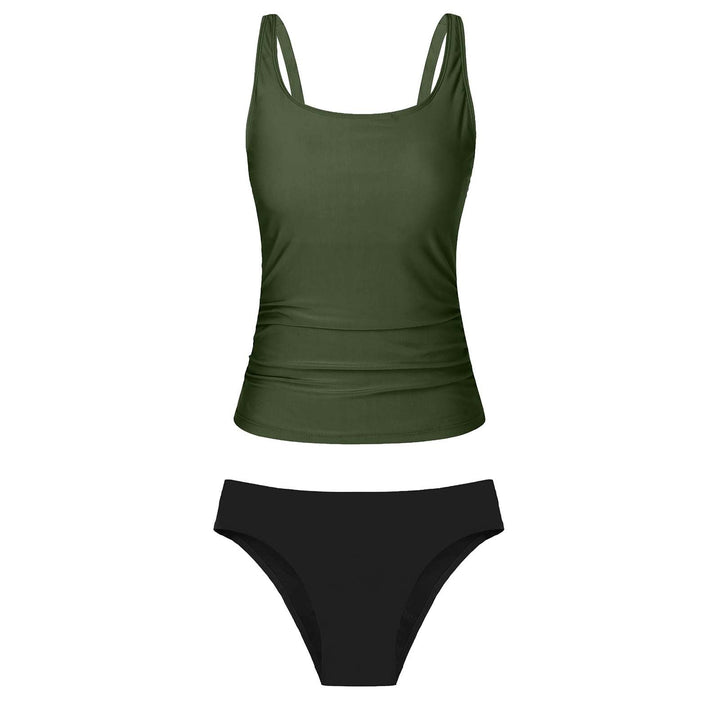 Damen Bikiniset mit floralem Oberteil und klassischem Unterteil Drune