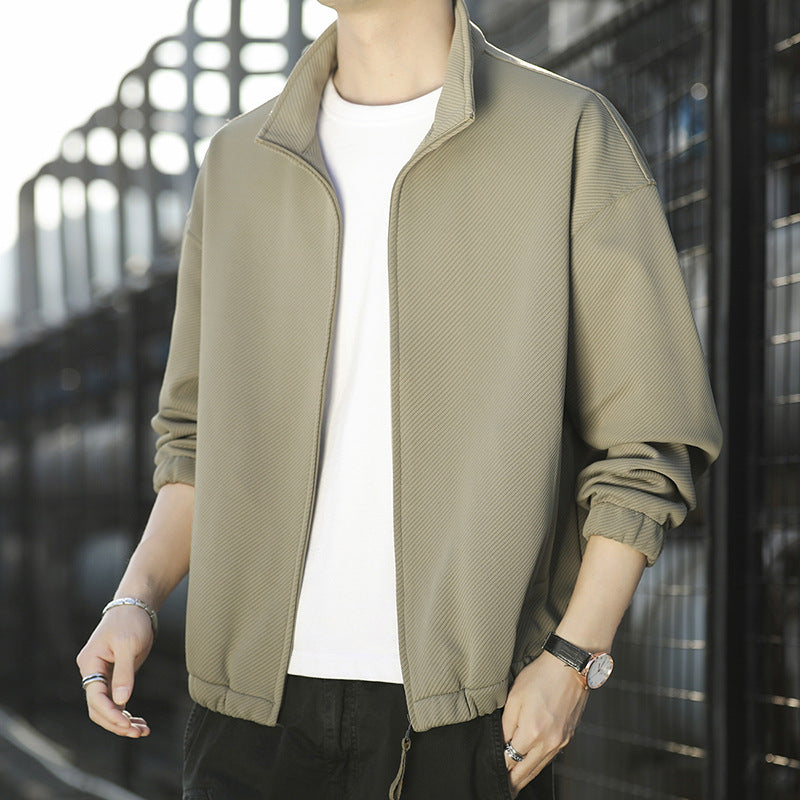 Herren lässige Übergangsjacke mit atmungsaktivem Stoff und modernem Design Drune