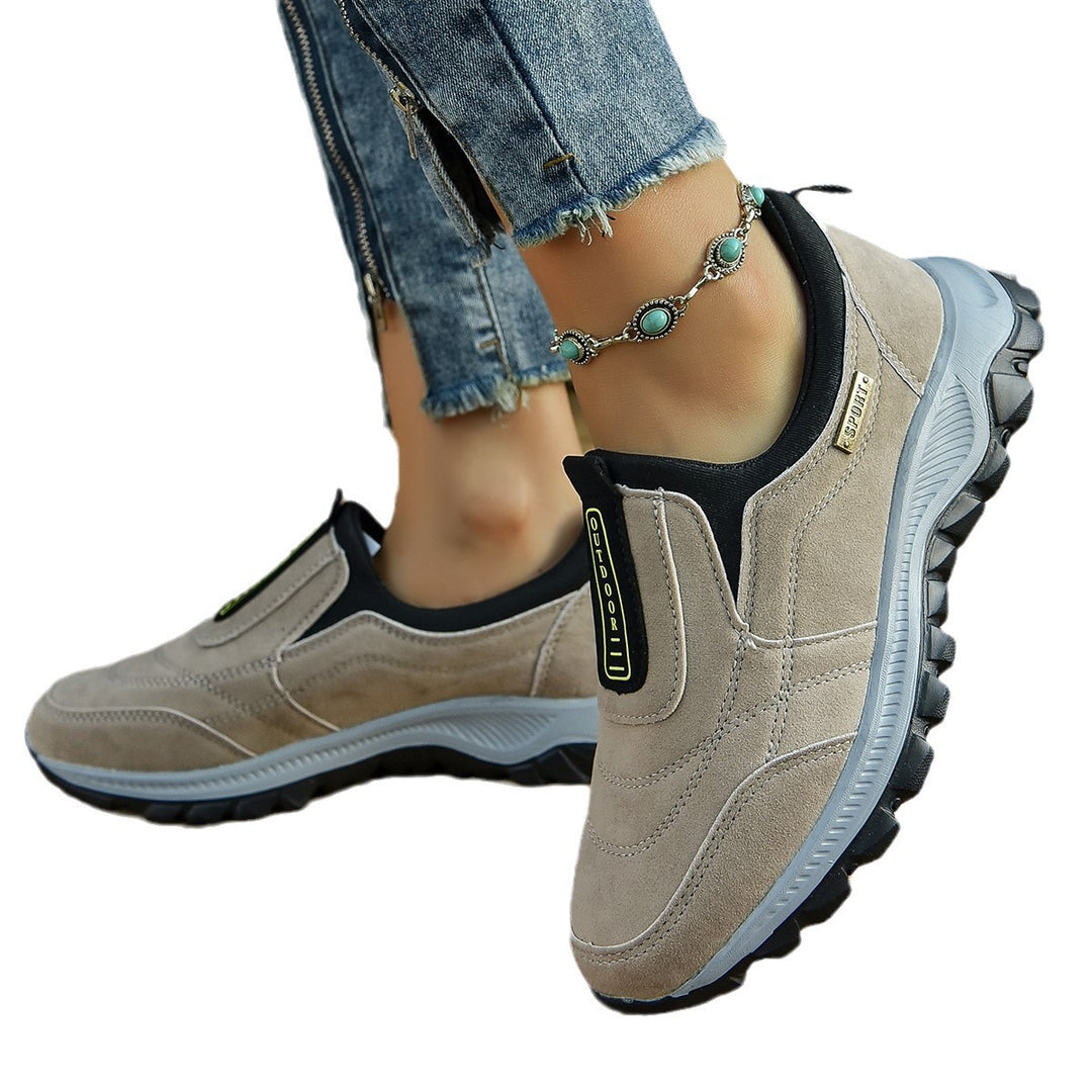 Damen Sportliche Slip-On Sneakers mit ergonomischer Dämpfung Drune