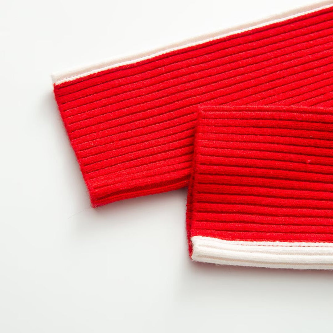 Damen Enganliegender Rippstrick-Overall mit Halbreißverschluss und Daumenloch Drune