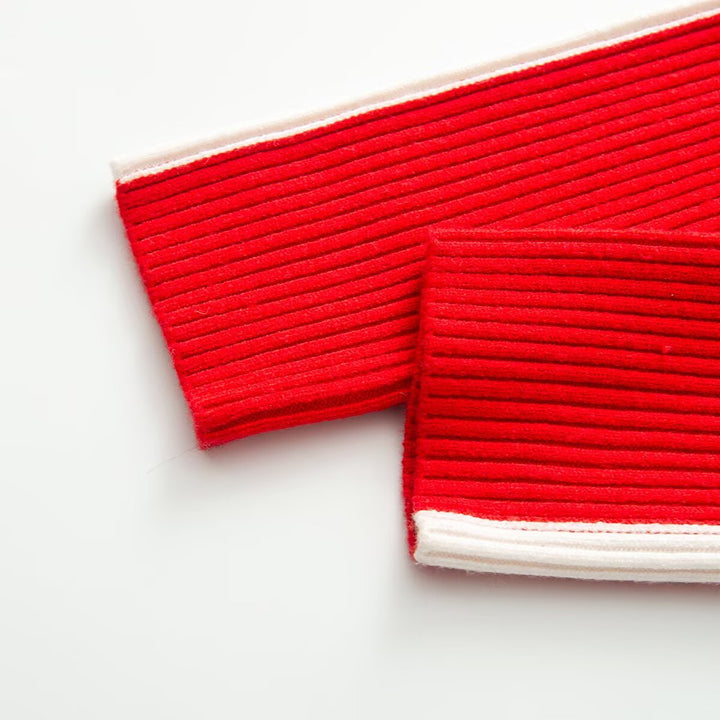 Damen Enganliegender Rippstrick-Overall mit Halbreißverschluss und Daumenloch Drune
