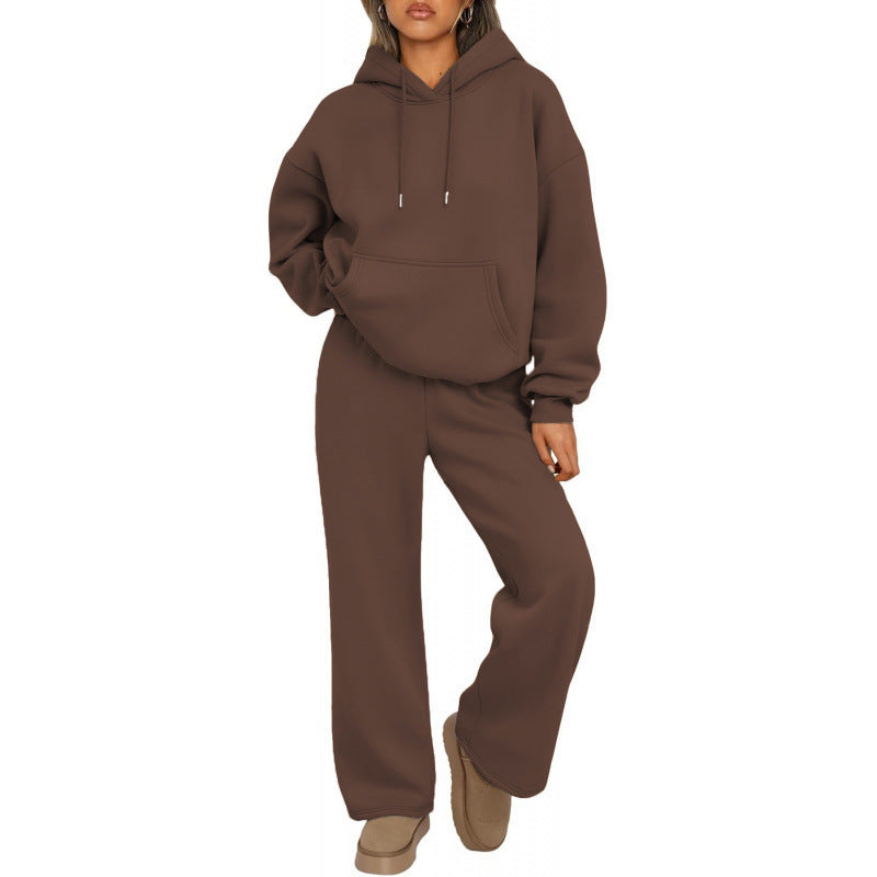 Damen Bequemer Oversized Jogginganzug Drune
