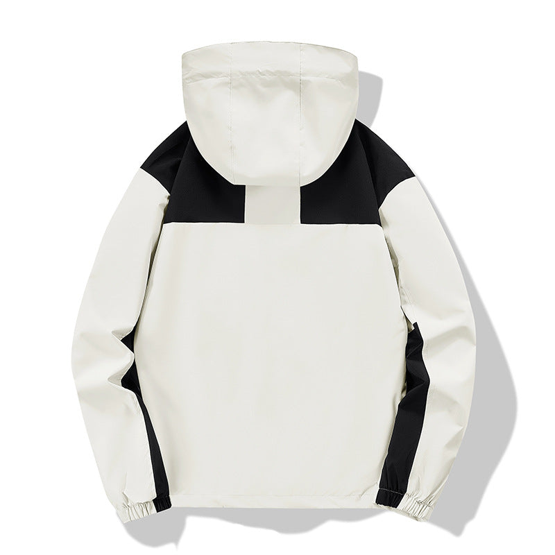 Unisex Leichte technische Softshell-Outdoorjacke mit Kapuze und verstellbarem Saum Drune