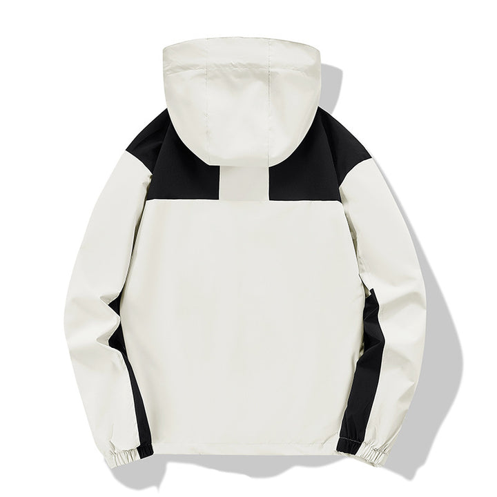 Unisex Leichte technische Softshell-Outdoorjacke mit Kapuze und verstellbarem Saum Drune