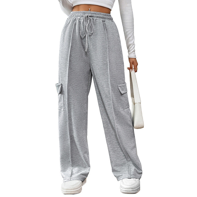 Damen Bequeme Cargo-Hose Drune
