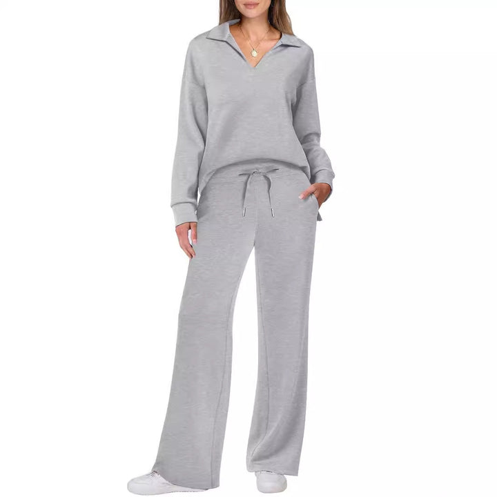 Damen bequeme Freizeitbekleidung aus weichem Fleece Drune