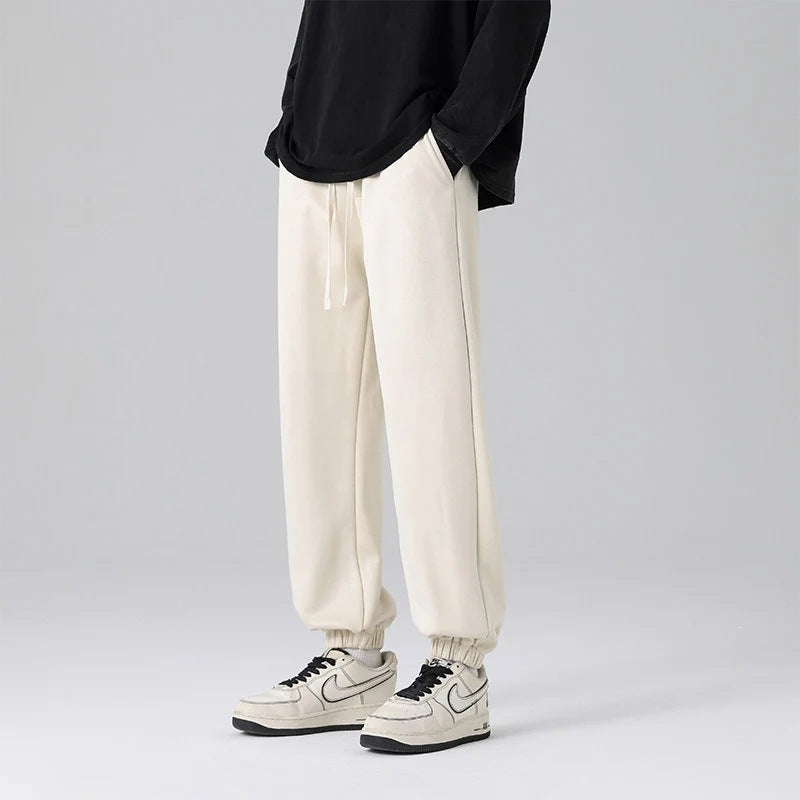 Herren Bequeme Fleece Jogginghose Drune