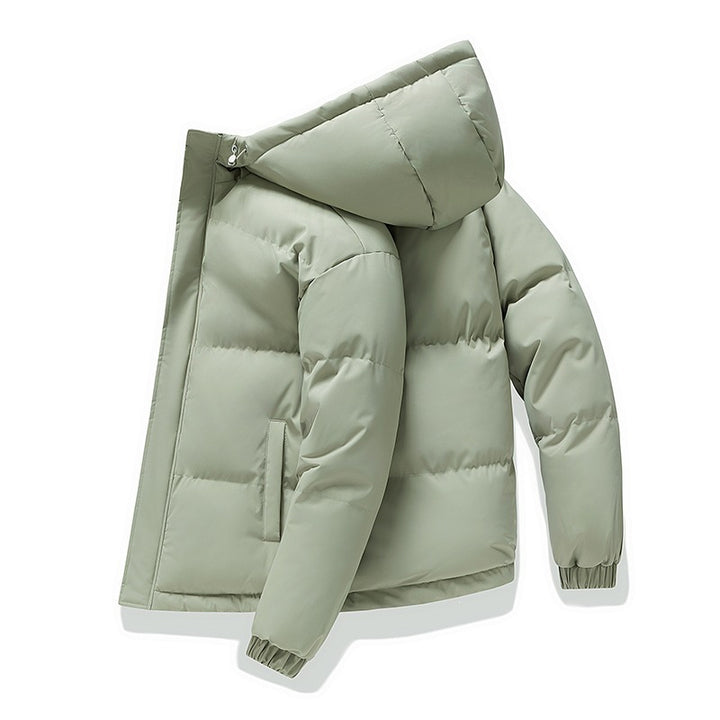 Damen Modische warme Daunenjacke mit Kapuze Drune