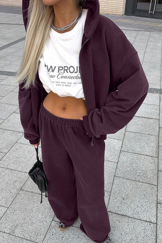 Drune | Lane Kapuzenpullover und Lockere Sweatpants Zweiteiler Satz
