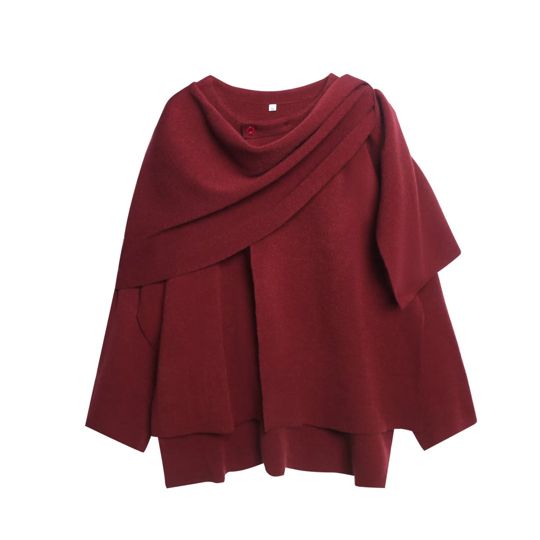 Damen Elegante und vielseitige Wickeljacke Drune