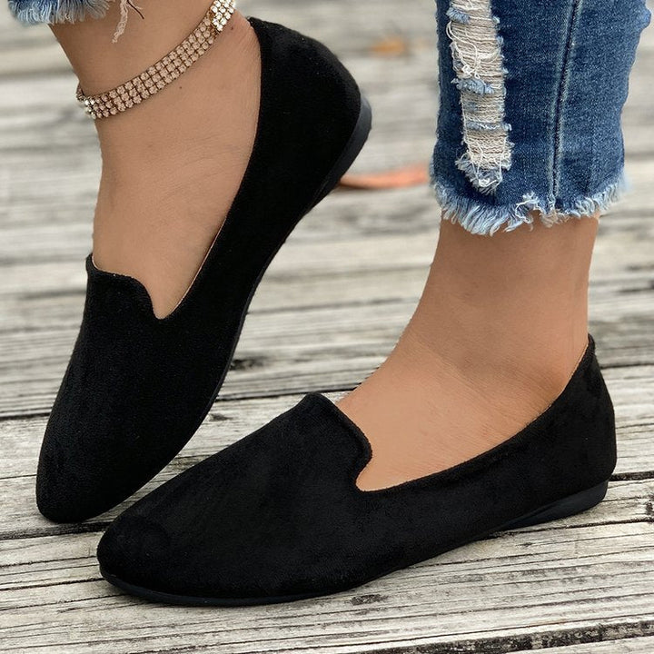 Damen Mokassins aus hochwertigem Wildleder mit elegantem Schnitt Drune
