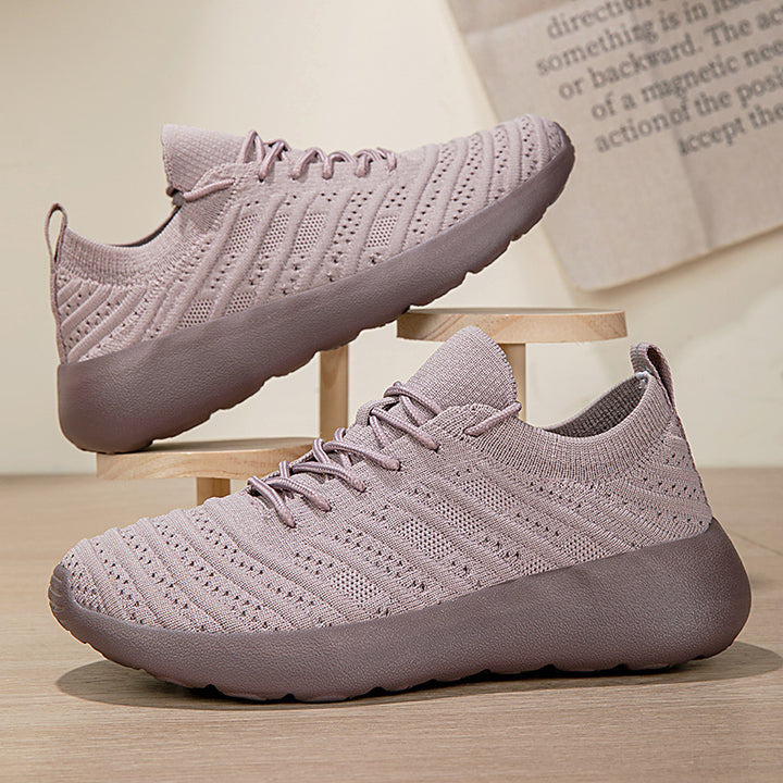 Unisex nan gestrickter Schlupfsneaker mit nahtlosem Strickoberteil, elastischem Schaftrand und dämpfender Leichtsohle Drune