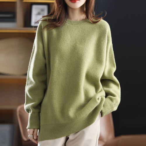 Damen Kuschelpullover aus weichem Material und lässigem Schnitt Drune