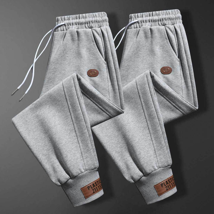 Herren bequeme Sweatpants mit verstellbarem Bund und praktischen Taschen Drune