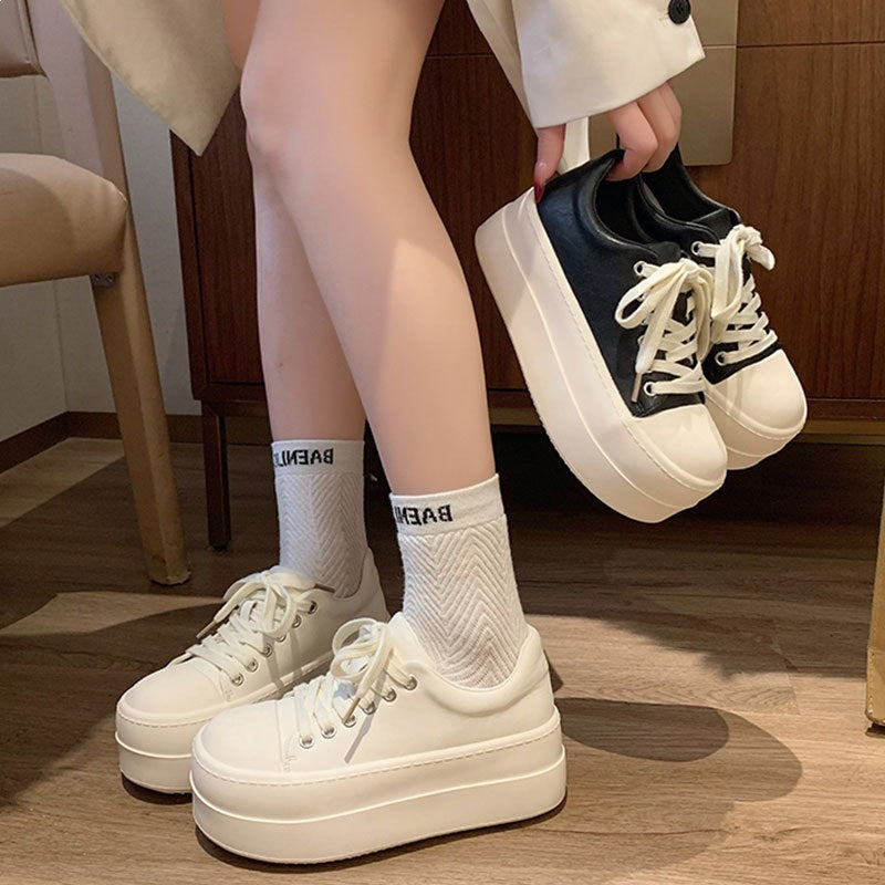 Damen Chunky Plattform Sneakers mit hohem Tragekomfort und modischem Design Drune