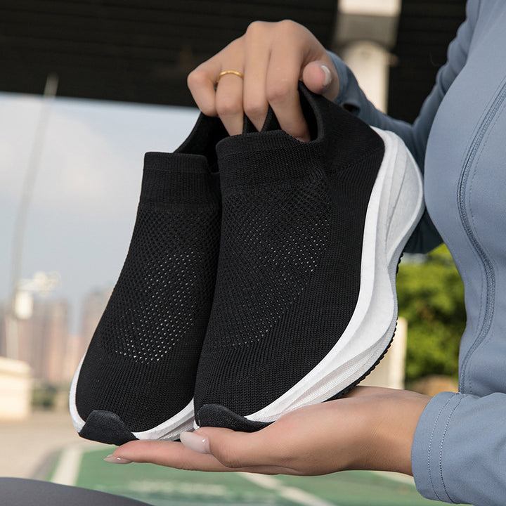 Damen Strick-Slip-On Sneaker mit ergonomischer Komfort-Sohle Drune