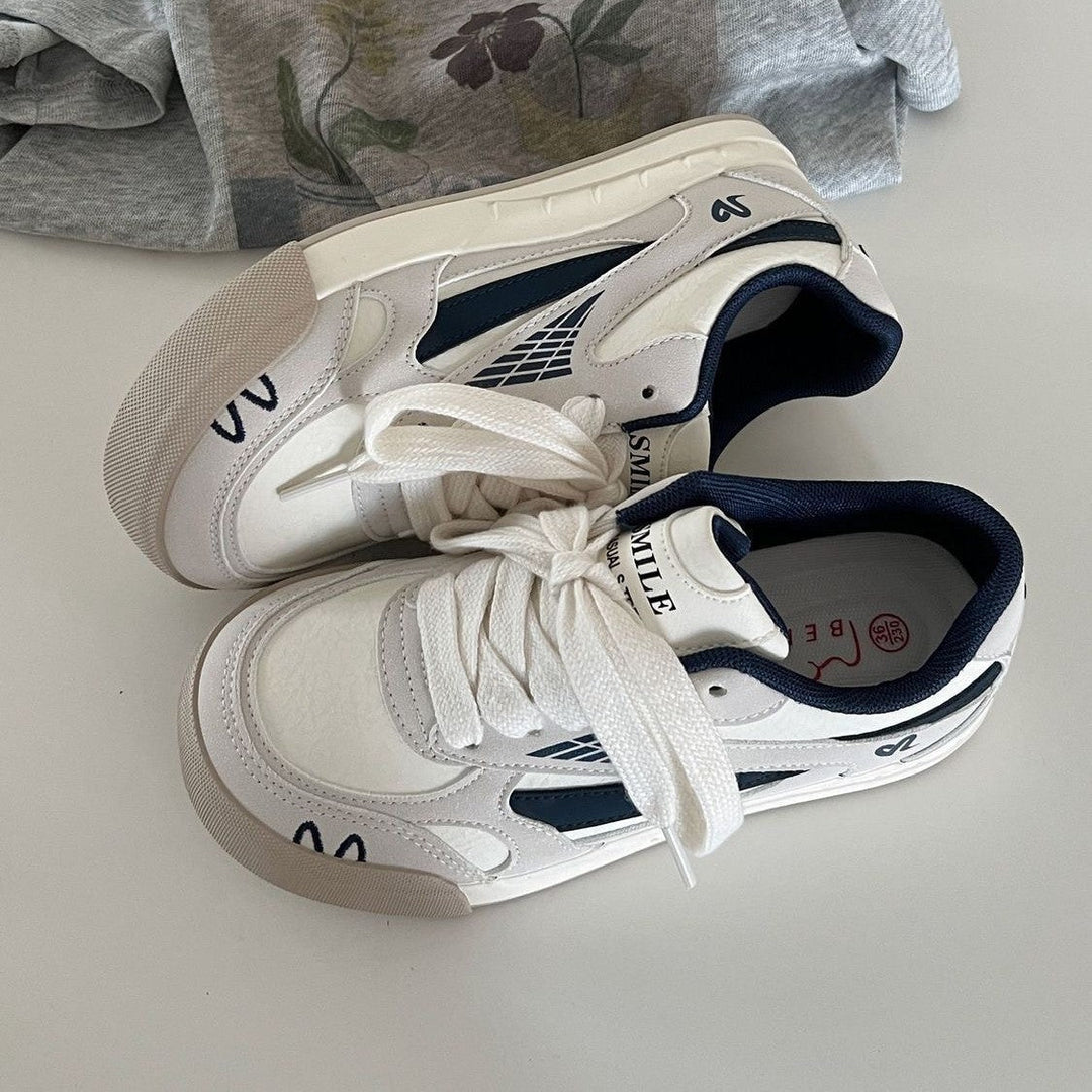 Damen Sportliche Sneaker mit atmungsaktiven Netzdetails Drune