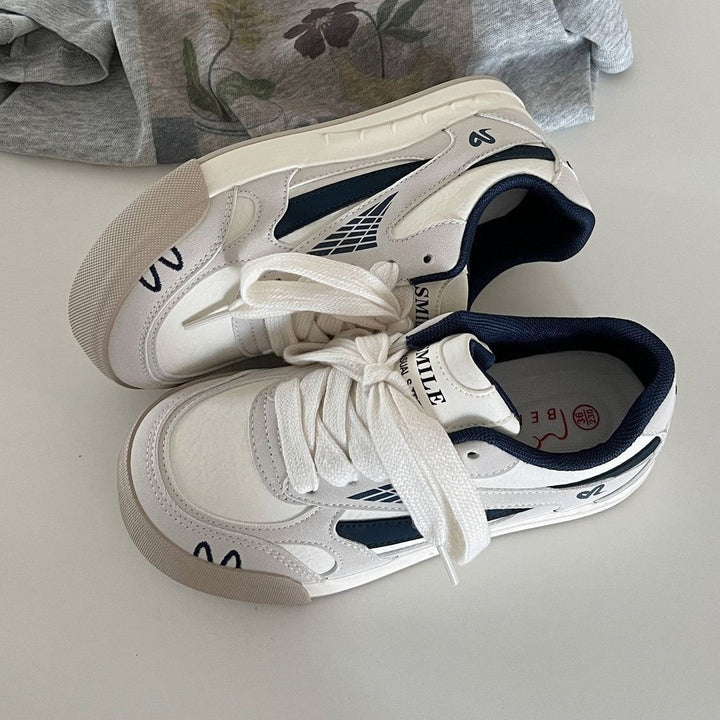 Damen Sportliche Sneaker mit atmungsaktiven Netzdetails Drune