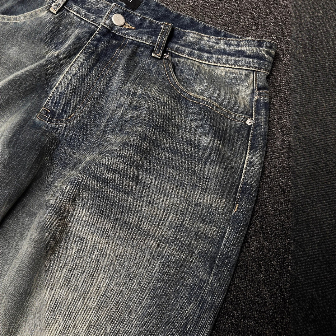 Herren Klassische Denim-Jeans im Vintage-Stil Drune