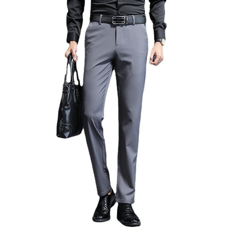 Herren Modern geschnittene Business‑Hose mit Bügelfalte, Stretch und Pflegeleichtem Mischgewebe Drune