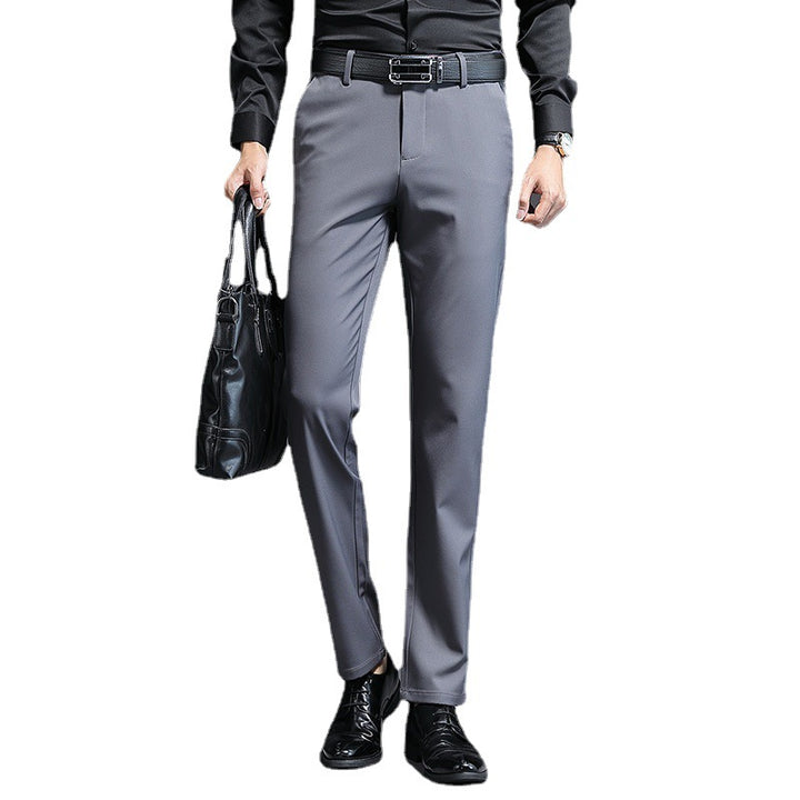 Herren Modern geschnittene Business‑Hose mit Bügelfalte, Stretch und Pflegeleichtem Mischgewebe Drune