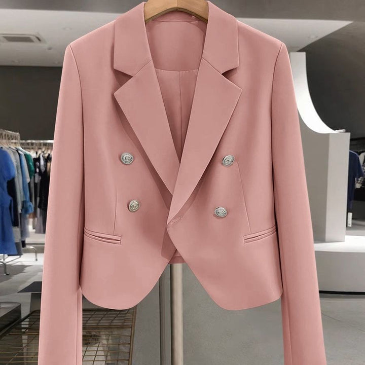 Damen zeitloser Doppelreiher Blazer Drune