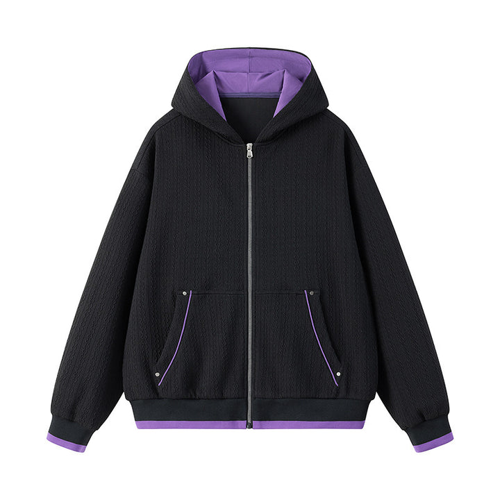 Damen Bequeme und modische Kapuzenjacke Drune