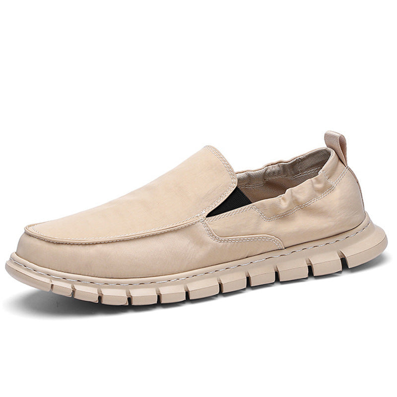 Herren Slipper-Sneaker im Mokassin-Stil mit elastischem Einstieg und segmentierter Komfortsohle Drune