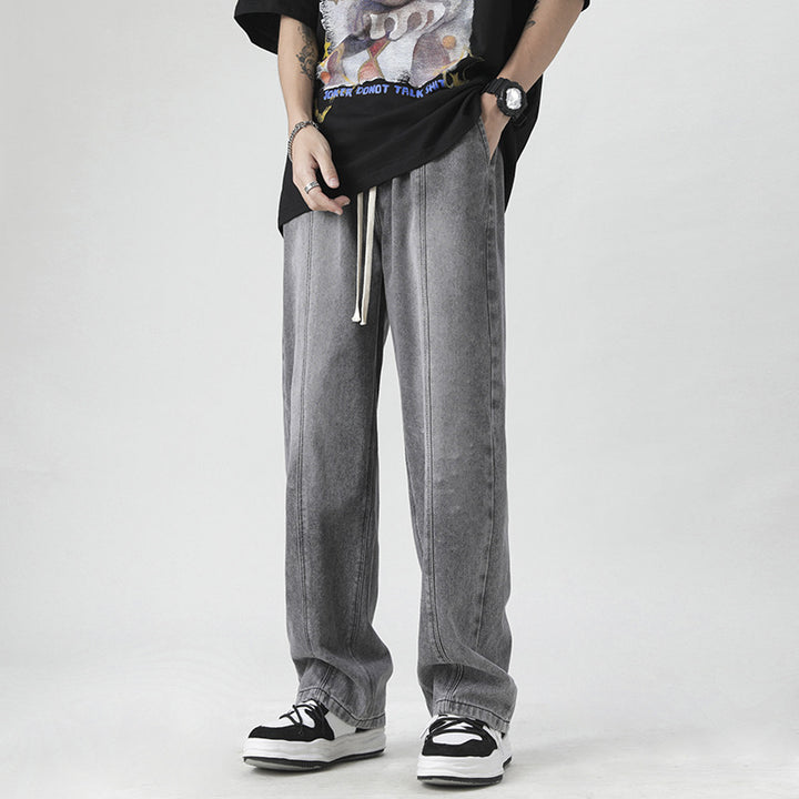 Herren Bequeme Baggy-Jeans Drune
