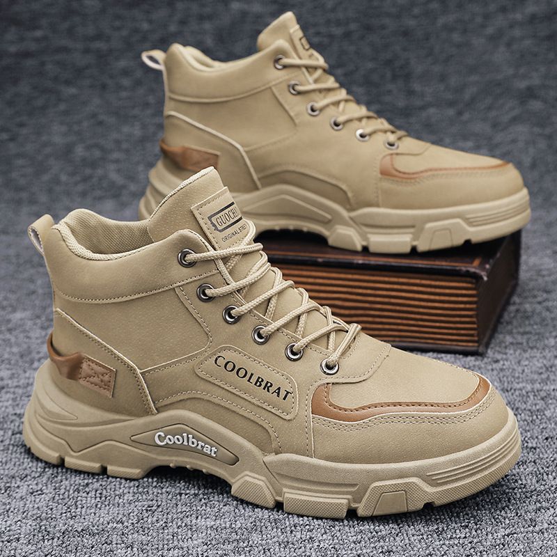 Damen robuste Schnürstiefel mit gepolsterter Innensohle Drune